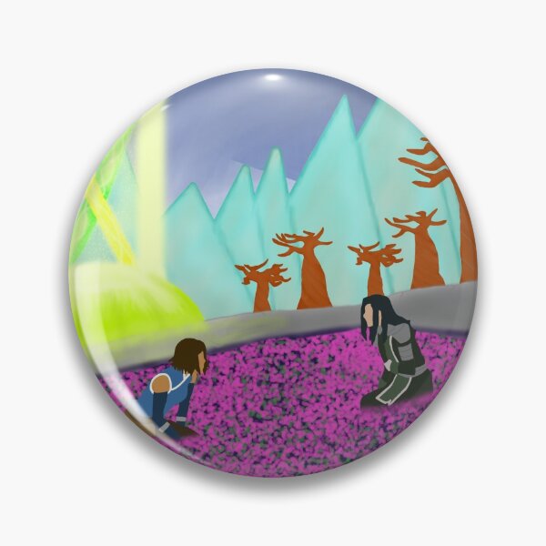 Item preview, Korra and Kuvira in the Spirit World (TLoK) designed and sold by PrideOn3.