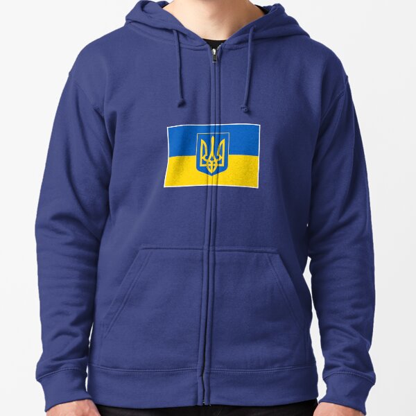 Made In Ukraine Flag Colors Ukrainian Pride Country Born From Hoodie Sweatshirt
