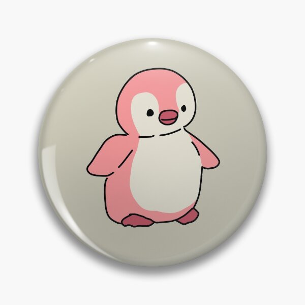 Item preview, cute pink penguin animal designed and sold by anikasart.