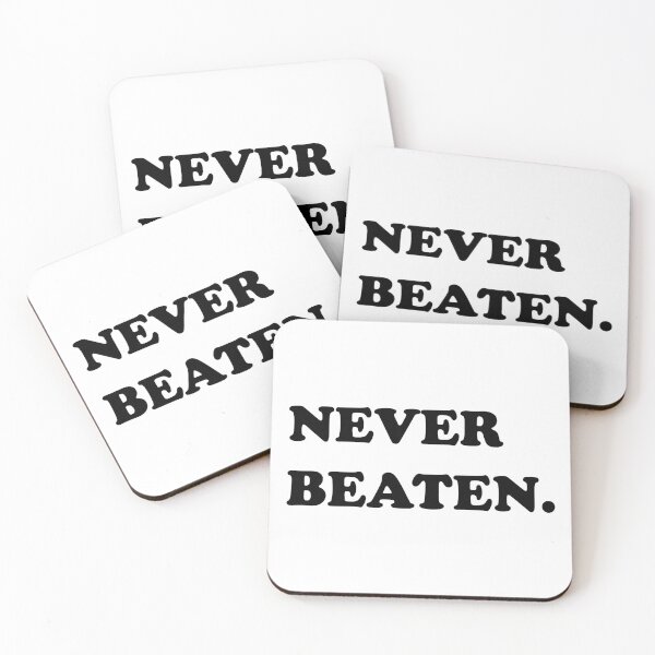 Item preview, NEVER BEATEN. designed and sold by DomGDesign.