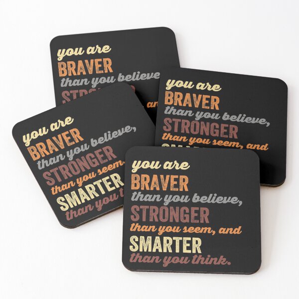 Item preview, You Are Braver Stronger Smarter designed and sold by Happy-PrintZ.
