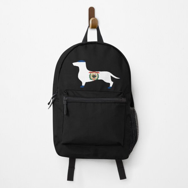 Item preview, West Virginia Dachshund Flag designed and sold by Wienerful.