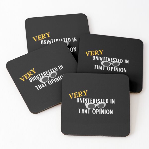 Item preview, very uninterested in that opinion designed and sold by ElleBeeCreation.