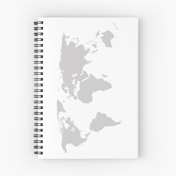 Item preview, Light Gray World Map designed and sold by Leah Biernacki.