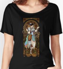 Strongest Woman in the World (Art Nouveau China) Women's Relaxed Fit T-Shirt