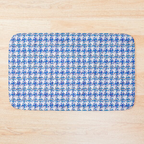Item preview, Abstract Blue Houndstooth designed and sold by MarkUK97.