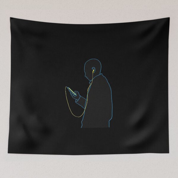 Item preview, Man Listening To Music designed and sold by TrendingMerch20.