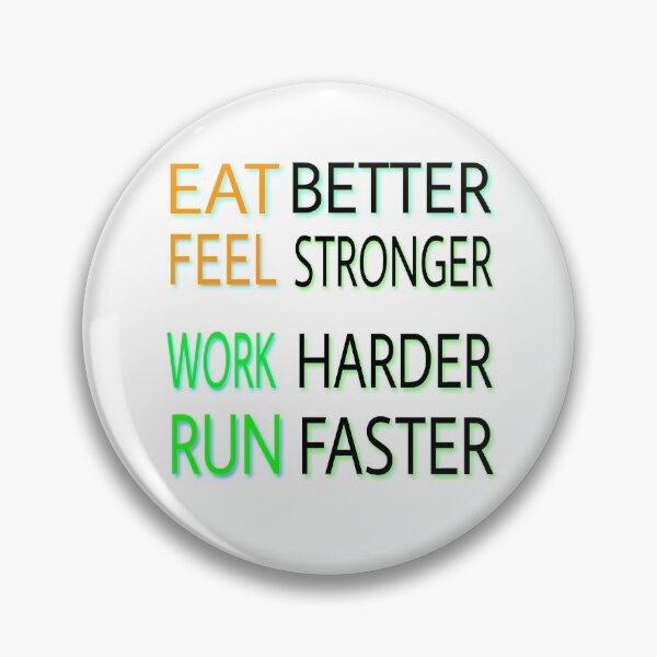 Item preview, Eat Better Feel Stronger  designed and sold by 59SHOP24.