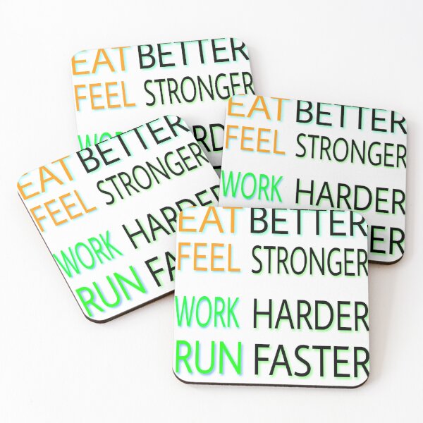 Item preview, Eat Better Feel Stronger  designed and sold by 59SHOP24.