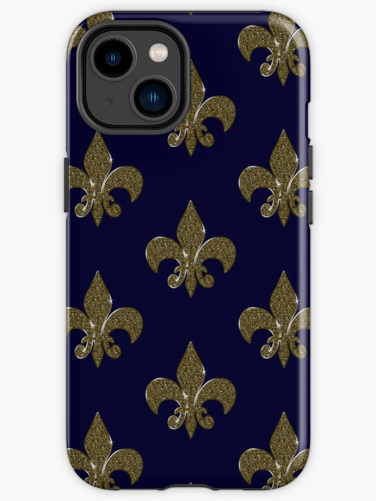 Download Louis Vuitton iPhone Silver Blue Lining Wallpaper