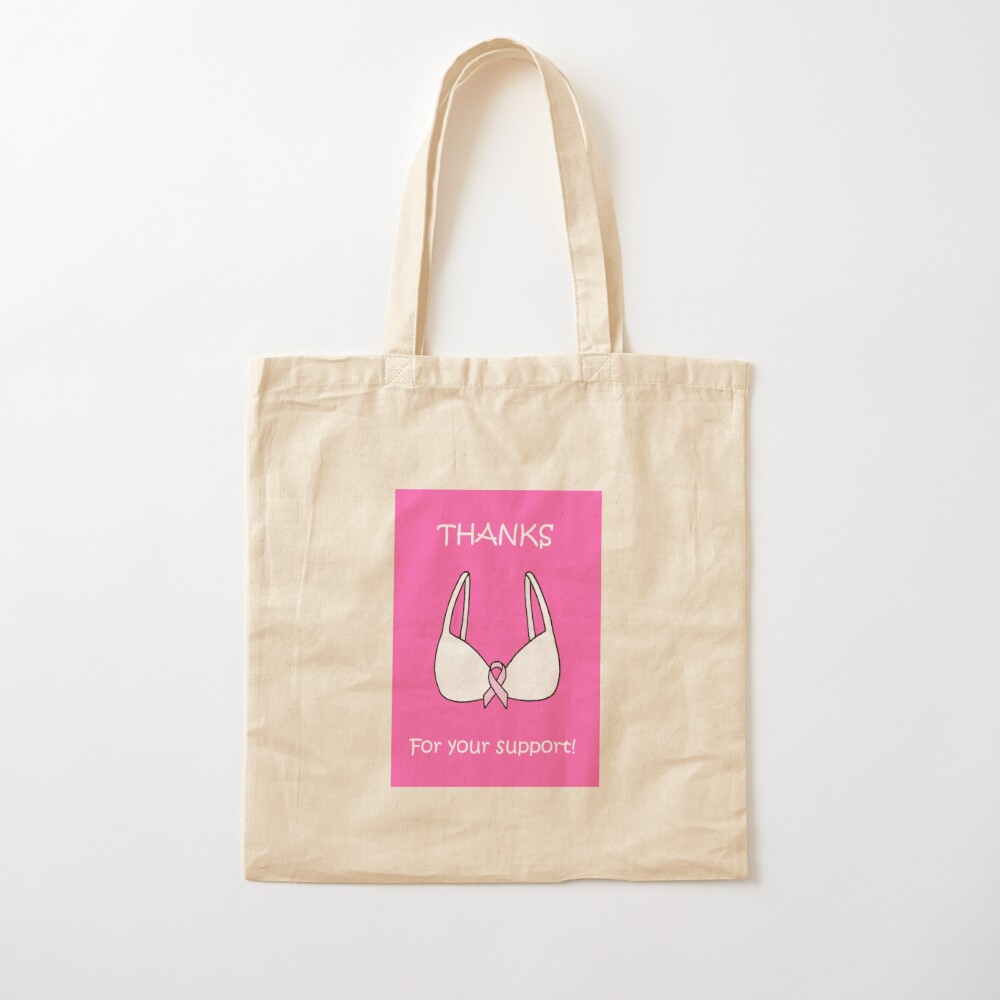 Thanks for Your Support Breast Cancer Bra Greeting Card for Sale by  KateTaylor