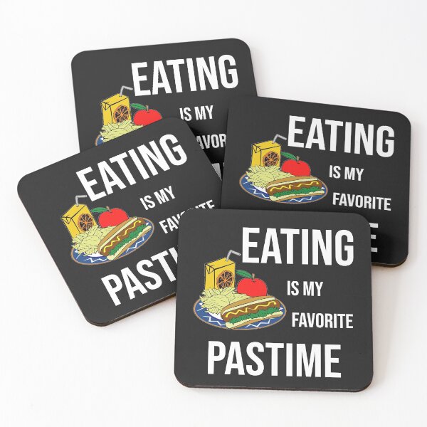 Item preview, eating is my favorite pastime designed and sold by manardesign.