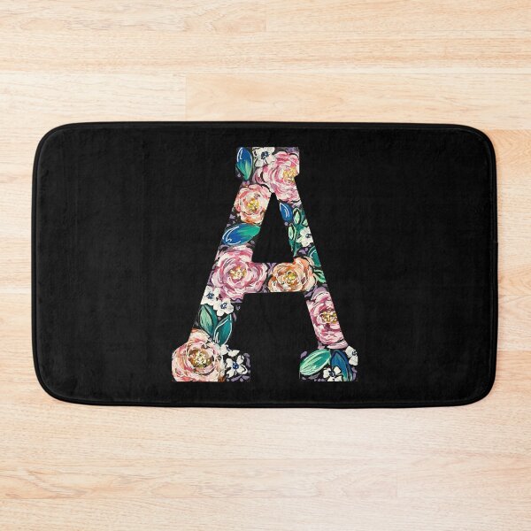 Item preview, A - floral letter series  designed and sold by hauntihng.