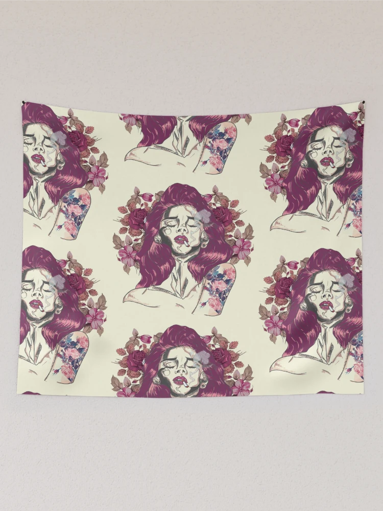 Thumbnail 2 of 3, Tapestry, Lady Roses designed and sold by SimplifyCD.