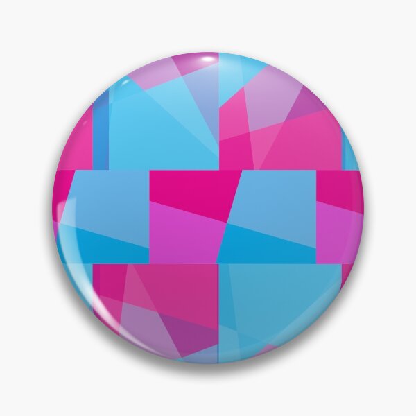 Item preview, Pinkish Blue Geometric Abstract designed and sold by BhavyaBathla.