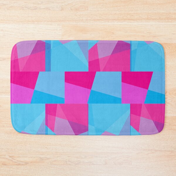 Item preview, Pinkish Blue Geometric Abstract designed and sold by BhavyaBathla.