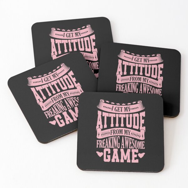 Item preview, I Get My Attitude From My Freaking Awesome Game designed and sold by YAHIA-14.