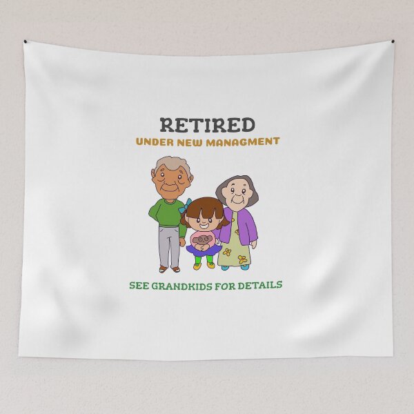 Item preview, Retired Under New Management See Grandkids For Details designed and sold by 30-Merch.