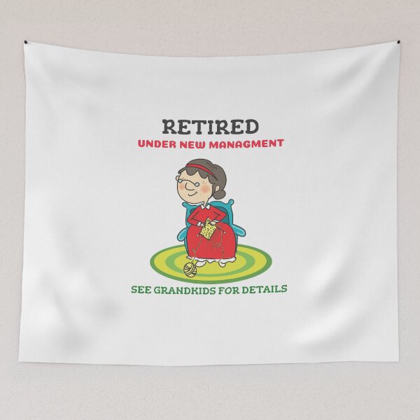 Item preview, Retired Under New Management See Grandkids For Details designed and sold by 30-Merch.