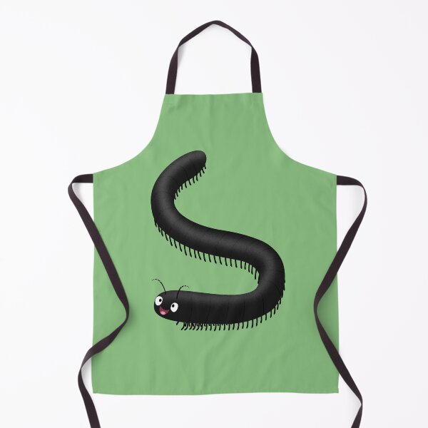 Item preview, Cute millipede cartoon illustration designed and sold by FrogFactory.