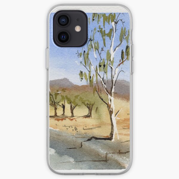 Small eucalypt in the Flinders Ranges iPhone Soft Case