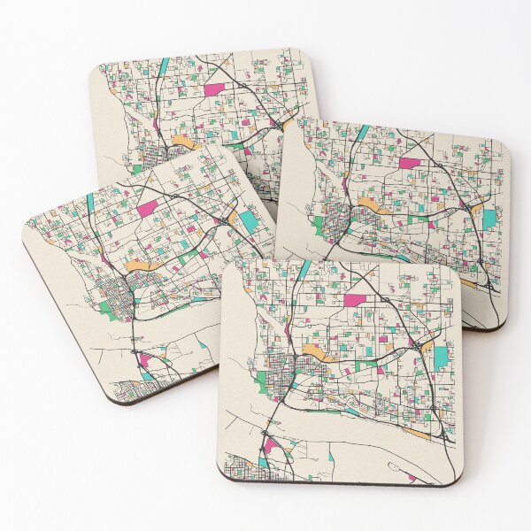 Item preview, Vancouver, Washington Street Map designed and sold by A Deniz Akerman.