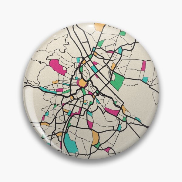 Item preview, Vienna, Austria Street Map designed and sold by A Deniz Akerman.