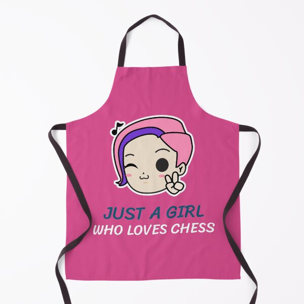 Item preview, just a girl who loves chess designed and sold by TeesKeeper.