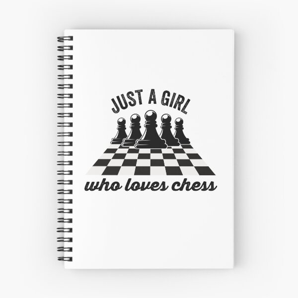 Item preview, Just A Girl Who Loves Chess designed and sold by Happy-PrintZ.