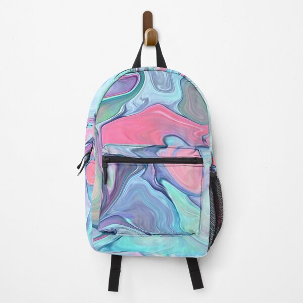 Item preview, Pink and Blue Abstract Marble Pattern designed and sold by pugmom4.
