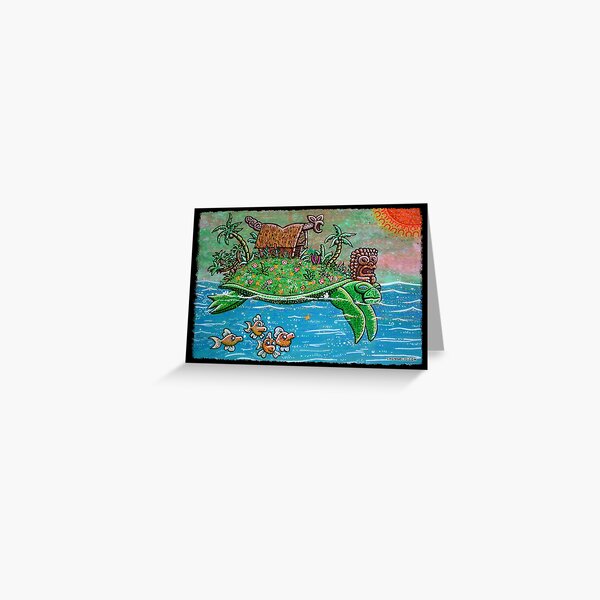 Tiki Travelers Greeting Card