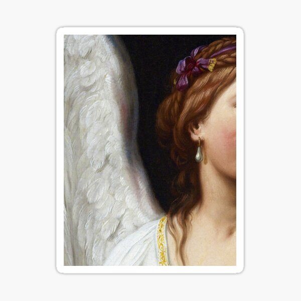Item preview, The Angel With The Pearl Earring closeup designed and sold by Glimmersmith.