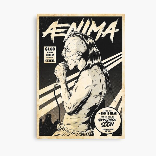 Metal Rock Ainema Poster Canvas Print