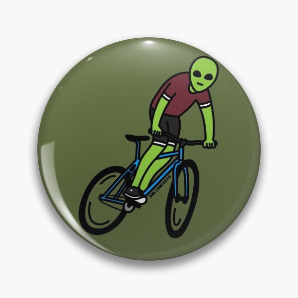Artikelvorschau, Fahrrad fahrender Außerirdischer entworfen und verkauft von hadicazvysavaca.