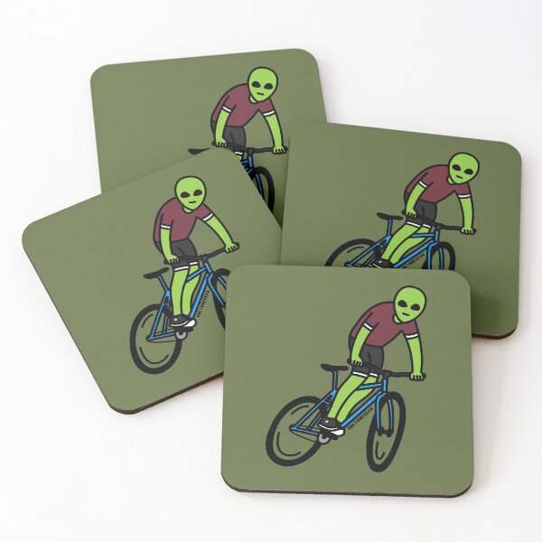 Item preview, Bike Riding Alien designed and sold by hadicazvysavaca.