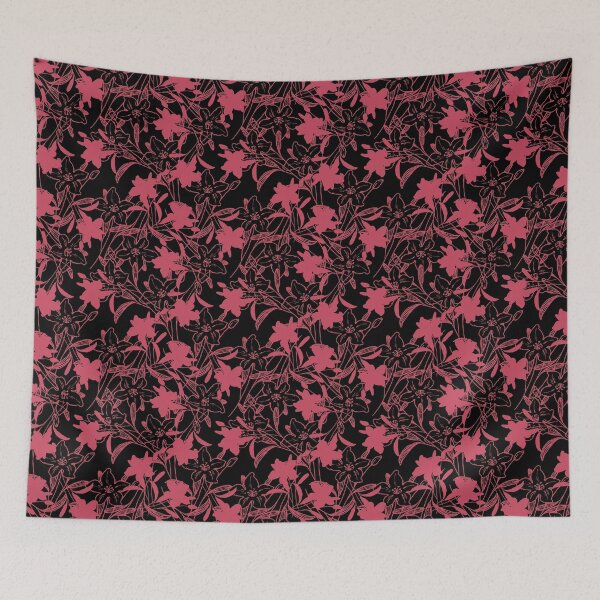 Item preview, Flowers red flower 6 popular seamless flower pattern Iphone-cases designed and sold by DoodlesFlowers.