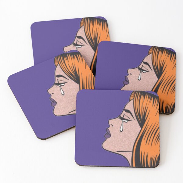 Item preview, 1950s Vintage Sad Crying Girl / Comic Romance designed and sold by LoredanaOleinic.