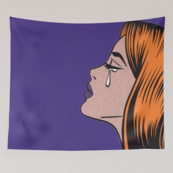 Item preview, 1950s Vintage Sad Crying Girl / Comic Romance designed and sold by LoredanaOleinic.