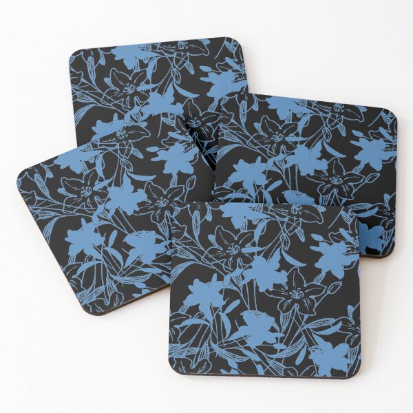 Item preview, Flowers blue flower 6 seamless flower pattern Iphone-cases, Lovely Beautiful Blue Colored Pattern designed and sold by DoodlesFlowers.