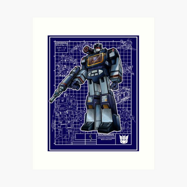 Soundwave Rodimus Transformers Print 