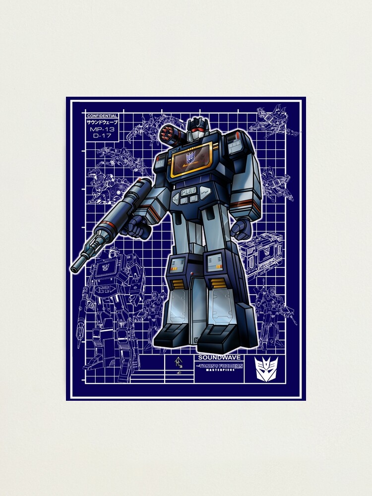 Transformers Prime Soundwave: Superior Art Print for Sale by