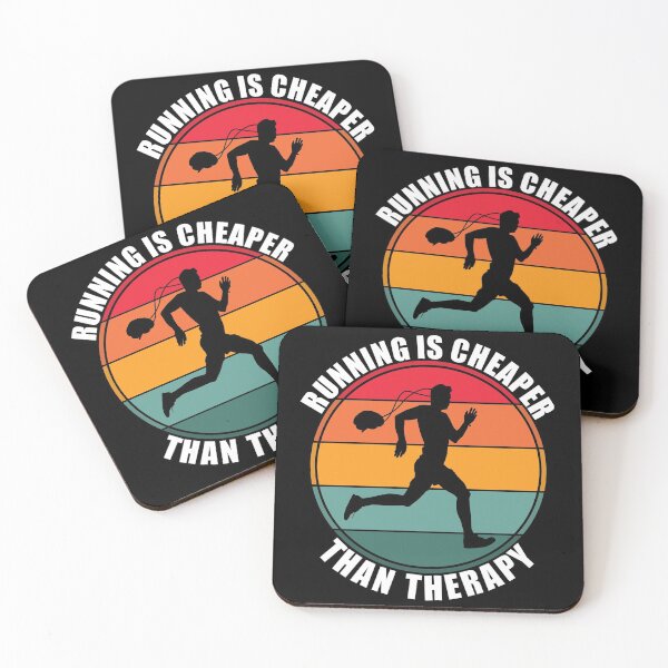 Item preview, Running Is Cheaper Than Therapy designed and sold by Giacob.