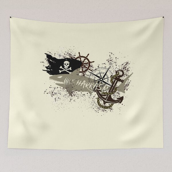 Item preview, Piracy Sharkasm Design designed and sold by AngeliaLucis.