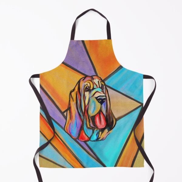 Item preview, Watercolor Bloodhound Portrait designed and sold by k9printart.