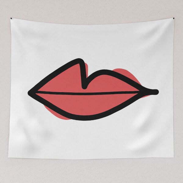 Item preview, Villanelle lips t-shirt designed and sold by MaiSeries.