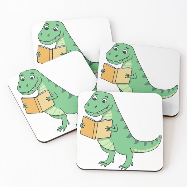 Item preview, Reading Dino - Dino reading a book - Book lovers gift designed and sold by Hapoel.