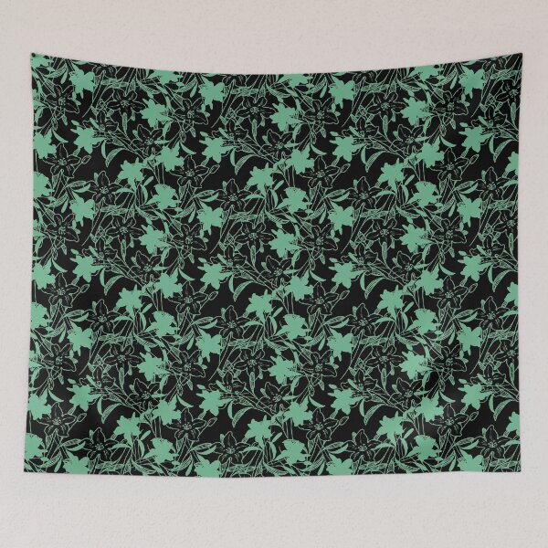 Item preview, Flowers green flower 6 seamless flower pattern Iphone-cases designed and sold by DoodlesFlowers.