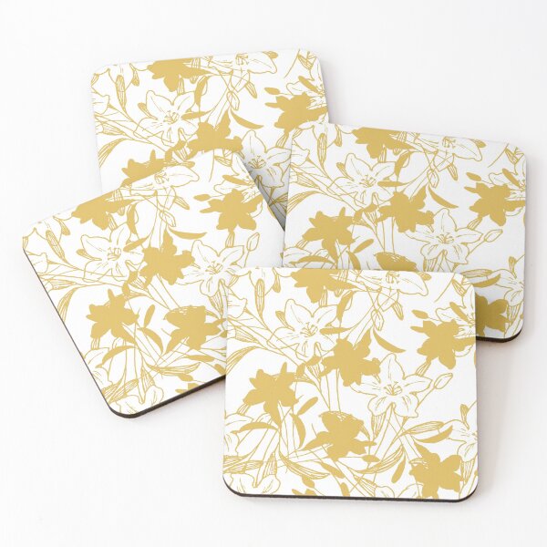 Item preview, Flowers gold flower 6 seamless flower pattern iphone-cases designed and sold by DoodlesFlowers.
