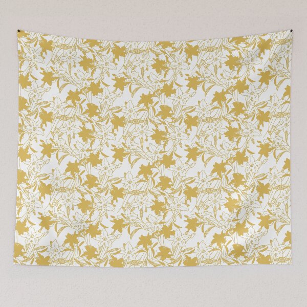 Item preview, Flowers gold flower 6 seamless flower pattern iphone-cases designed and sold by DoodlesFlowers.