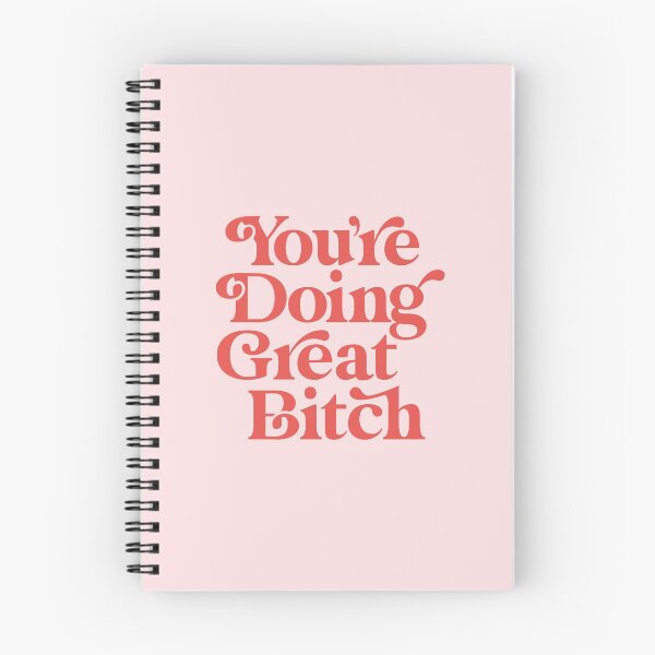 Artikelvorschau, Du machst Great Bitch rot und pink entworfen und verkauft von MotivatedType.